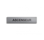 Ascenseur - Plaque de porte en braille et relief - 25 x 5cm