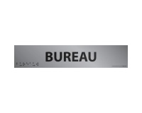 Bureau - Plaque de porte en braille et relief