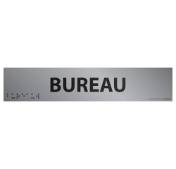 Bureau - Plaque de porte en braille et relief