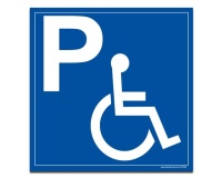 Panneau Parking HANDICAPE - Pictogramme
