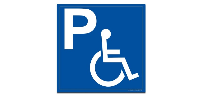 Panneau Parking HANDICAPE - Pictogramme