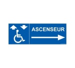 Signalisation - Ascenseur - flèche droite