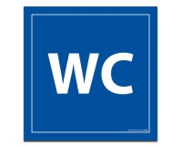 Panneau d'information WC - signalétique toilettes