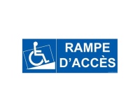 Signalisation Handicapé - Rampe d'accès