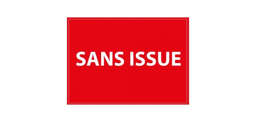Panneau d'information - SANS ISSUE