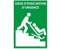 Panneau SIEGE EVACUATION