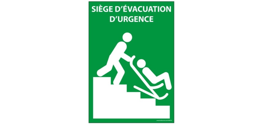 Panneau SIEGE EVACUATION