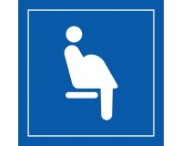 Pictogramme PI TF 026 - Siège prioritaire pour femmes enceintes - ISO 7001