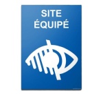 Panneau - Site équipé handicap visuel