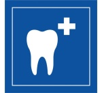 Pictogramme PI PF 043 - Soins dentaires - ISO 7001 en Gravoply