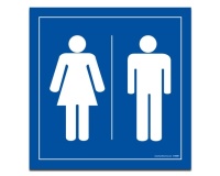 Panneau Signalétique - WC Toilettes Hommes Femmes