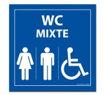 Panneau Signalétique - WC MIXTE PMR