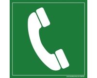 Signalétique Evacuation Téléphone à utiliser en cas d'incendie