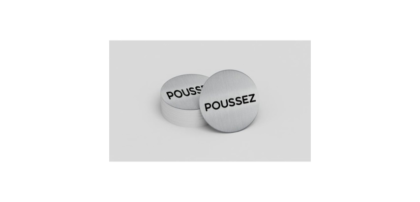Pictogramme de porte Poussez