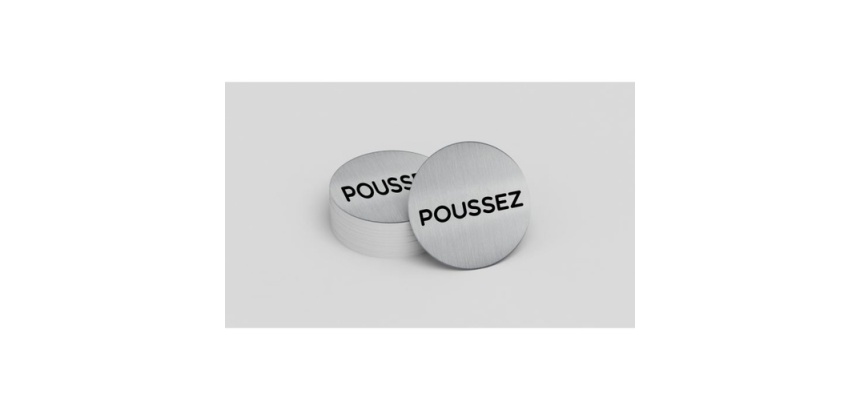 Pictogramme de porte Poussez