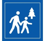 Pictogramme PI TC 008 - Espace naturel accessible au public - ISO 7001