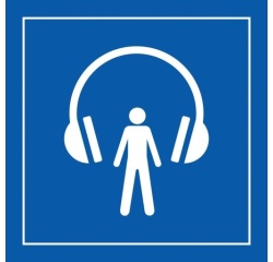 Pictogramme PI TC 014 - Audioguide - ISO 7001 en Gravoply