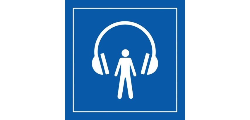 Pictogramme PI TC 014 - Audioguide - ISO 7001 en Gravoply