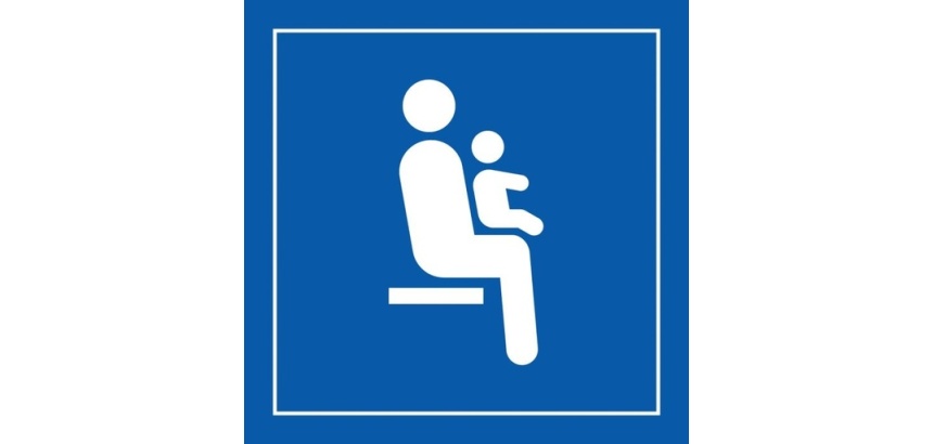 Pictogramme PI TF 025 - Siège prioritaire pour personnes avec enfant en bas âge - ISO 7001