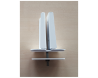 Pince double pour fixation cloison acoustique GARY DESK