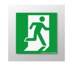 Panneau Sortie de secours droite - Secours et évacuation - ISO 7010