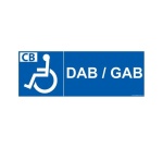 Signalisation - DAB/GAB - + picto Handicapé