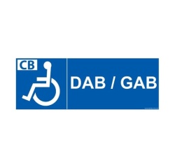 Signalisation - DAB/GAB - + picto Handicapé