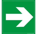 Panneau directionnel d'évacuation – Signalisation conforme ISO