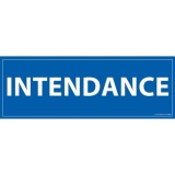 Panneau information - Pictogramme Intendance - 210 x 75mm PVC 2 mm