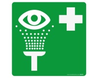 Panneau premiers secours - Lavage oculaire - E011 - ISO 7001