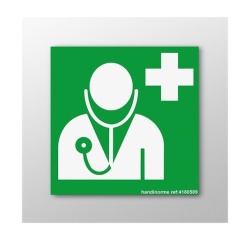 Panneau d'information - Pictogramme Médecin - E009 - ISO 7010