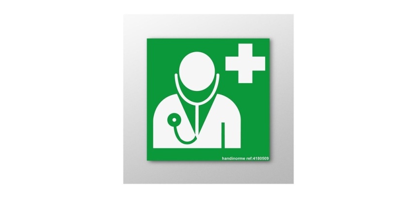 Panneau d'information - Pictogramme Médecin - E009 - ISO 7010