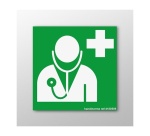Panneau d'information - Pictogramme Médecin - E009 - ISO 7010