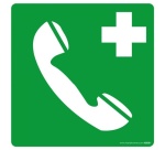 Panneau ISO EN 7010 - Téléphone d'urgence - E004