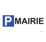 Panneau de parking en aluminium - P MAIRIE