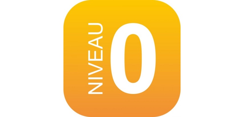 Plaque PLEXI Niveau 0 - 120 x 120 mm  (Orange)