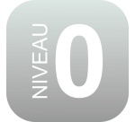 Plaque PLEXI Niveau 0 - 120 x 120 mm  (Gris)