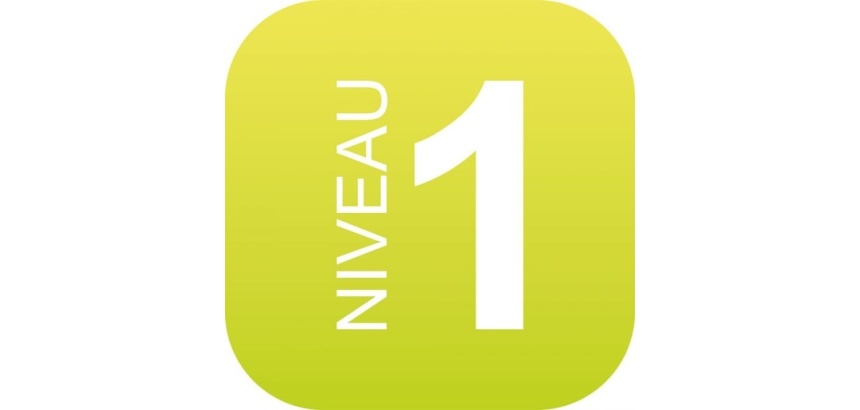 Plaque PLEXI Niveau 1 - 120 x 120 mm  (Vert Clair)
