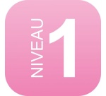 Plaque PLEXI Niveau 1 - 120 x 120 mm  (Rose)