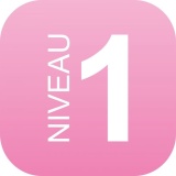 Plaque PLEXI Niveau 1 - 120 x 120 mm  (Rose)