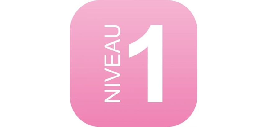 Plaque PLEXI Niveau 1 - 120 x 120 mm  (Rose)