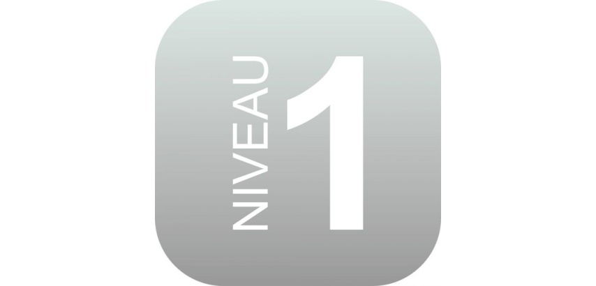 Plaque PLEXI Niveau 1 - 120 x 120 mm  (Gris)