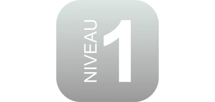Plaque PLEXI Niveau 1 - 120 x 120 mm  (Gris)
