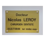 Plaque professionnelle Tradi personnalisable