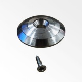 Plot Podotactile Bombé à Visser en Inox  (80 Unités)
