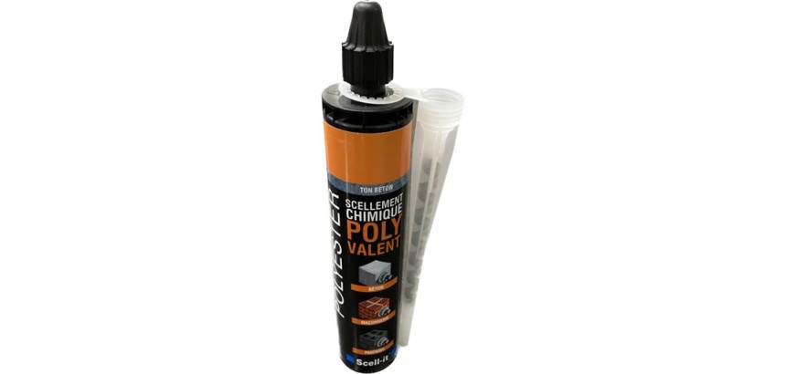 Scellement chimique pour clous podotactiles