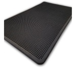 Tapis à picots et bords arrondis
