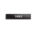 Tirez - Plaque de porte en braille et relief - 25 x 5cm