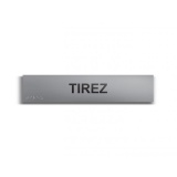 Tirez - Plaque de porte en braille et relief - 25 x 5cm  (Plaque alu)