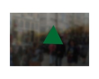Triangle pour repérage des accès d'évacuation